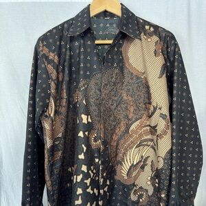 Men’s Bali Batik Long Seeve Shirt